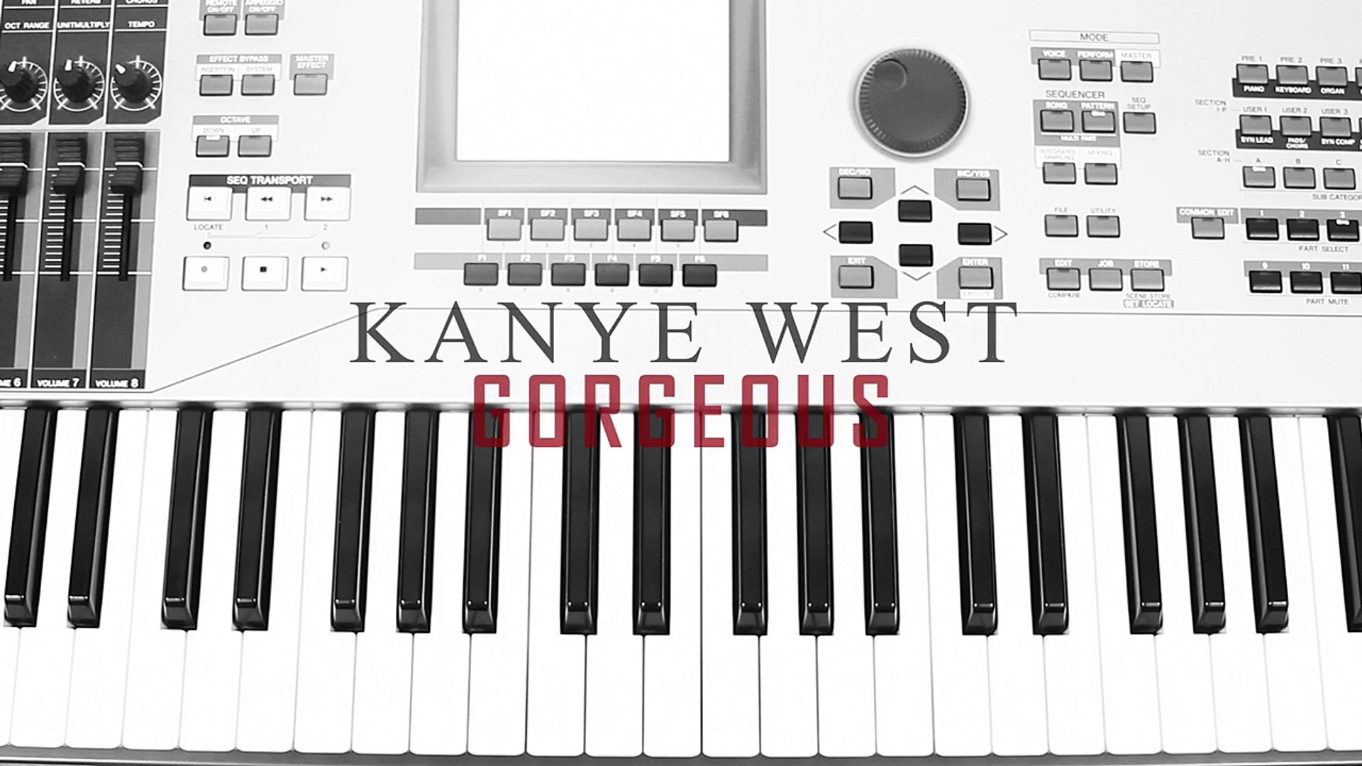 Gorgeous Kanye West Play Smooth Piano (Tutorial) - video Dailymotion