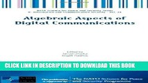 Collection Book Algebraic Aspects of Digital Communications