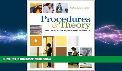 READ book  Procedures   Theory for Administrative Professionals (with CD-ROM) (Administrative