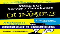 New Book McSe SQL Server 7 Database Design for Dummies