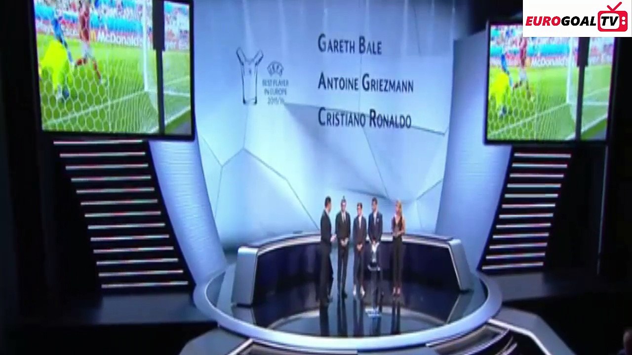 Cristiano Ronaldo Wins UEFA Best Player in Europe Award - 2016 Full Video HD