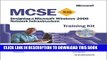 New Book MCSE Training Kit (Exam 70-221): Designing a Microsoft Windows 2000 Network Infrastructure