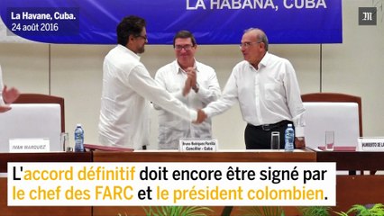 Les FARC et la Colombie annoncent un traité de paix