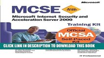 New Book MCSE Training Kit (Exam 70-227): Microsoft Internet Security and Acceleration Server 2000