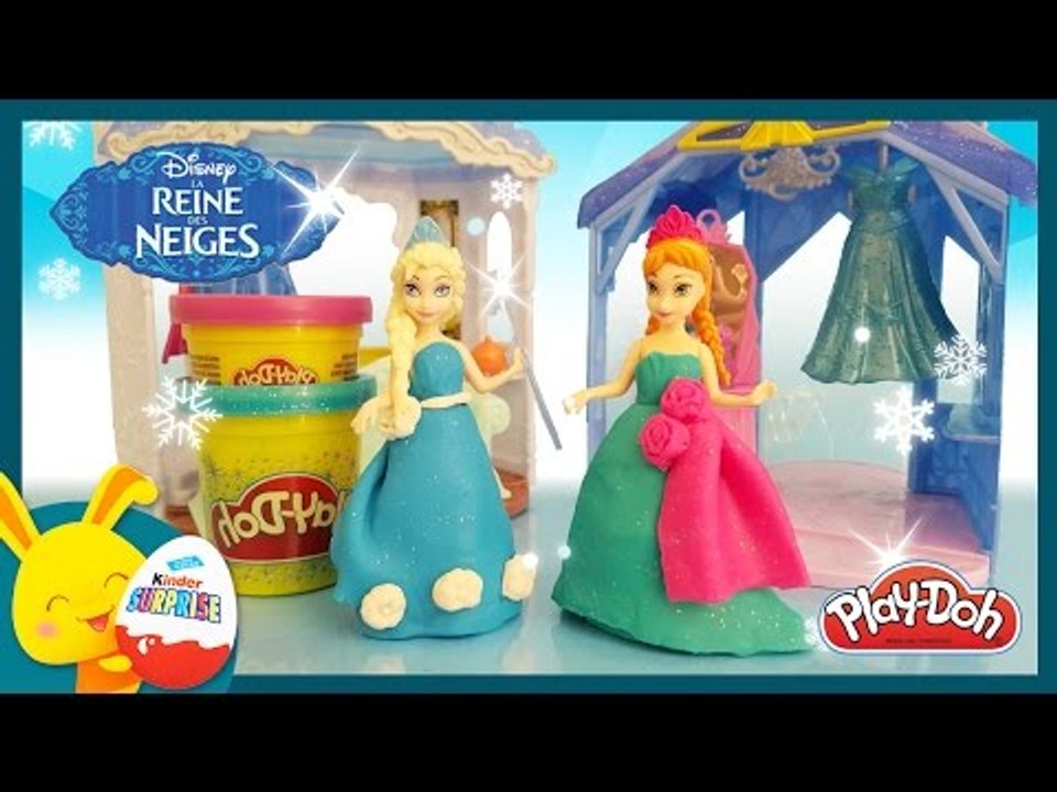 Reine des neiges - Pâte à modeler Play-doh en français - Jouet MagiClip -Titounis