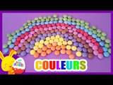Apprendre les couleurs avec les bonbons Smarties - Arc en ciel -Touni Toys - Titounis