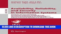 Collection Book Availability, Reliability, and Security in Information Systems: IFIP WG 8.4, 8.9,