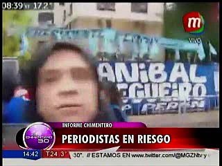 ¡Periodistas en riesgo!