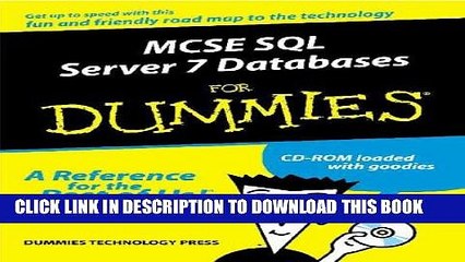 Collection Book McSe SQL Server 7 Database Design for Dummies