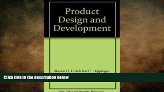READ book  Product Design and Development  BOOK ONLINE