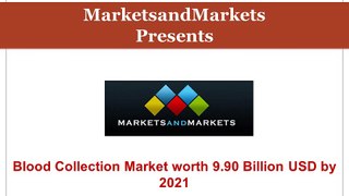 Blood Collection Market by Product, Application & End User - 2021