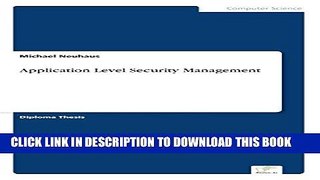 Collection Book Application Level Security Management