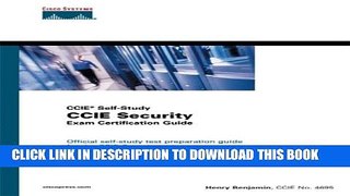 New Book CCIE Security Exam Certification Guide (CCIE Self-Study)