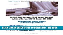 Collection Book MCSE SQL Server 2012 Exam 70-462   Lync Server 2013 Exam 70-336 ExamFOCUS Study