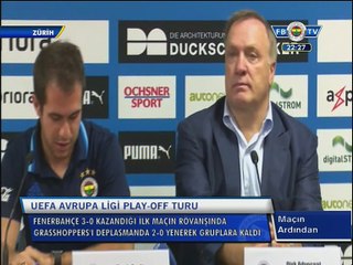 Advocaat'ın Basın Toplantısı - Grasshoppers 0 - 2 Fenerbahçe
