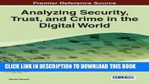 New Book Analyzing Security, Trust, and Crime in the Digital World