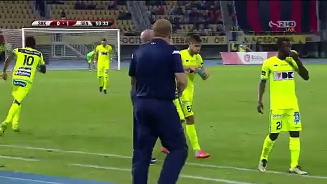 0-1 Kalifa Coulibaly Goal - KF Shkendija vs Gent - 25.08.2016