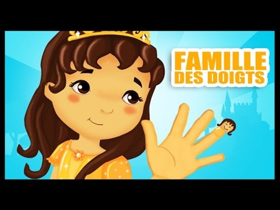 La famille des doigts - Comptines version Princesse - Titounis - Finger Family Rhyme in French