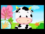 La comptinette de la vache - Petites comptines à gestes pour bébés - Titounis