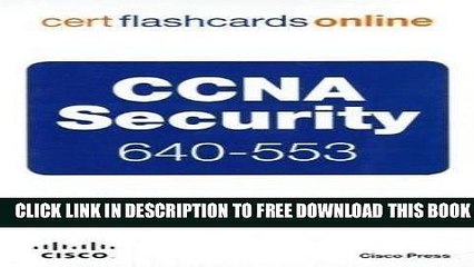 New Book CCNA Security 640-553 Cert Flash Cards Online, Retail Packaged Version