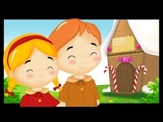 Hansel et Gretel en dessin animé pour les enfants