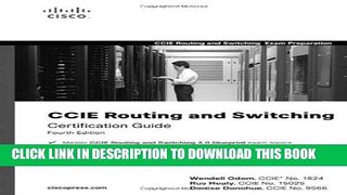 New Book CCIE Routing and Switching Certification Guide (4th Edition) by Odom. Wendell Published