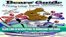 Collection Book Bears Guide to Earning College Degrees Nontraditionally