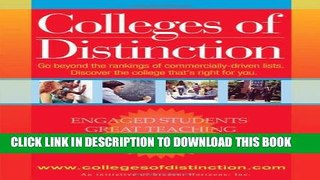 New Book COLLEGES OF DISTINCTION