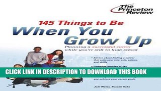 Collection Book 145 Things to Be When You Grow Up (Career Guides)