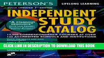 New Book Independent Study Catalog, 7th ed (Peterson s Independent Study Catalog)