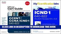 Collection Book CCENT/CCNA ICND1 640-802 Official Cert Guide with MyITCertificationLab Bundle V5.9