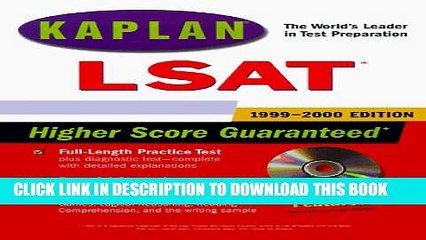 New Book Kaplan LSAT 1999-2000 with CD-ROM