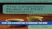 Collection Book The Unwritten Rules of PhD Research (Open Up Study Skills)
