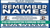 Collection Book How to Remember Names and Faces: Master the Art of Memorizing Anyone s Name By