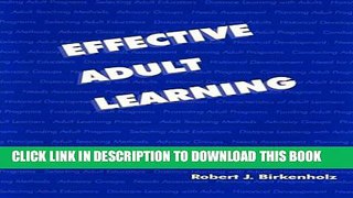 Collection Book Effective Adult Learning