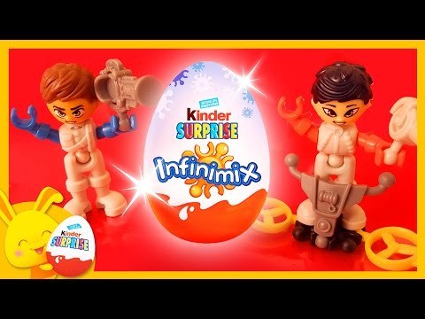 Oeufs kinder infinimix - 12 oeufs fille et garçon avec Touni - Titounis
