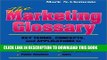 New Book The Marketing Glossary: Key Terms, Concepts and Applications