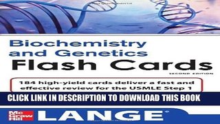 Collection Book Lange Biochemistry and Genetics Flash Cards 2/E (LANGE FlashCards)