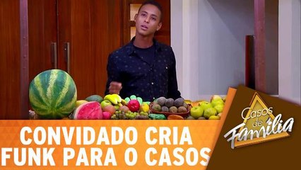 Convidado cria funk para o Casos de Família!