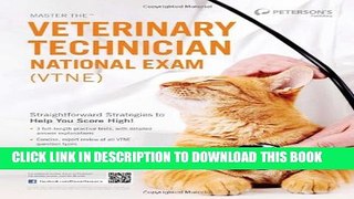 Collection Book Master the Veterinary Technician National Exam (VTNE) (Peterson s Master the