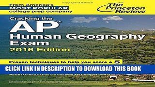 New Book Cracking the AP Human Geography Exam, 2016 Edition (College Test Preparation)