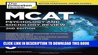 New Book MCAT Psychology and Sociology Review