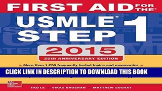 New Book First Aid for the USMLE Step 1 2015