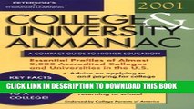 New Book Peterson s College   University Almanac 2001: A Compact Guide to Higher Education