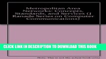 New Book Metropolitan Area Networks: Concepts, Standards, and Services