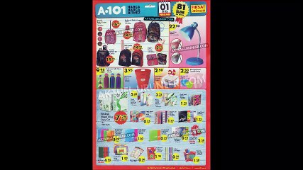 A101 1 Eylül 2016 Aktüel Ürünler Kataloğu