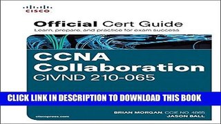 New Book CCNA Collaboration CIVND 210-065 Official Cert Guide