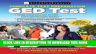 New Book GED Test Prep