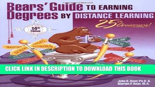 Collection Book Bears  Guide to Earning Degrees by Distance Learning