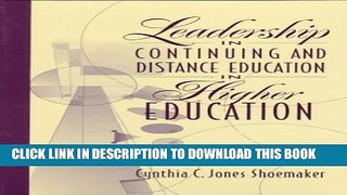 Collection Book Leadership in Continuing and Distance Education in Higher Education